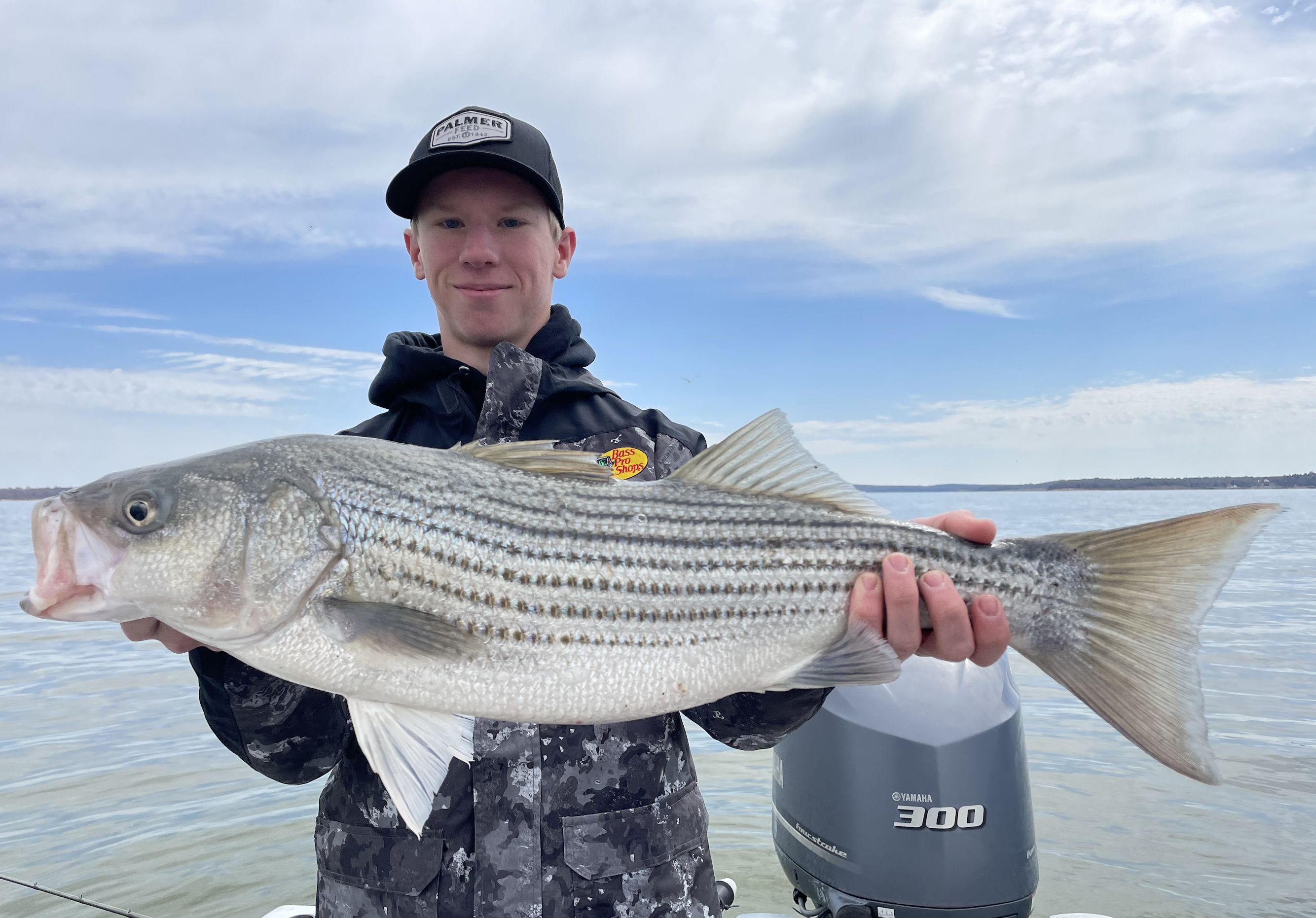 Cold outside? Let's fish for striper bass, Sports